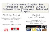 Interference Graphs for Programs in Static Single Information Form are Interval Graphs