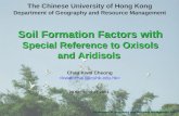 Soil Formation Factors  with  Special Reference to Oxisols and Aridisols