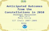Anticipated  Outcomes from the Constellations in 2010 Strategic Discussion Agenda Item 25