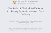 The Role of Clinical Artifacts in Achieving Patient-centered Care Delivery
