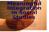 Meaningful Integration in Social Studies