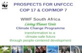 PROSPECTS FOR UNFCCC COP 17 & COP/MOP 7