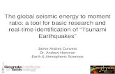 Jaime Andres Convers Dr. Andrew Newman Earth & Atmospheric Sciences
