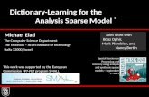 Dictionary-Learning  for  the                    Analysis  Sparse  Model