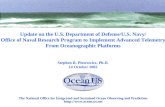 Update on the U.S. Department of Defense/U.S. Navy