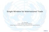 Single Window for International Trade Tom Butterly Chief, Global Trade Solutions