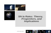 SN Ia Rates: Theory, Progenitors, and Implications