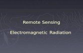 Remote Sensing Electromagnetic Radiation