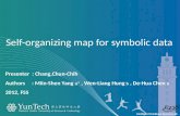 Self-organizing map for symbolic data