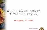 What’s up at CCOVI? A Year in Review