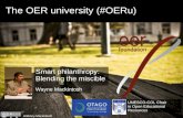 The OER university  (#OERu)