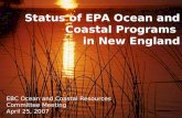 Status of EPA Ocean and Coastal Programs  in New England