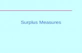 Surplus Measures