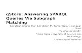 gStore: Answering SPARQL Queries Via Subgraph Matching