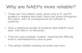 Why are NAEPs more reliable?