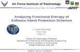 Analyzing Functional Entropy of Software Intent Protection Schemes