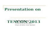 Presentation on                                                       TENCON 2013