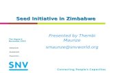 Seed Initiative in Zimbabwe