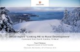 OECD report “Linking RE to Rural Development”  Comment from North Karelia, Finland Pasi Pitkänen