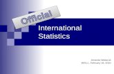 International Statistics