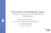 Electronics Technology Today Industry Trends and Educational Challenges