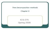 Tree Decomposition methods Chapter 9