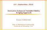 Derivative-Enhanced Variable Fidelity Kriging Approach