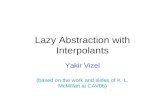 Lazy Abstraction with Interpolants