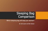 Sleeping Bag Comparison