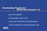 Developing Plugins for  SameTime Connect 7.5