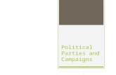 Political Parties and Campaigns