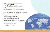 Bulgarian Economic Forum Energy projects: the perspective of
