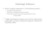Hydrologic Influence