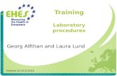 Training Laboratory procedures
