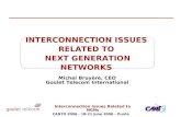 INTERCONNECTION ISSUES RELATED TO  NEXT GENERATION NETWORKS