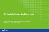 DR Audit & Testing Tool Overview