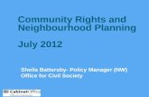 Sheila Battersby- Policy Manager (NW) Office for Civil Society