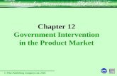 Chapter 12 Government Intervention in the Product Market