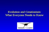 Evolution and Creationism: What Everyone Needs to Know