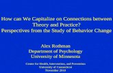 Alex Rothman Department of Psychology University of Minnesota
