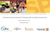 Sustaining Educational Change with Quality Assurance