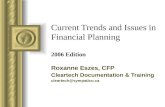 Current Trends and Issues in Financial Planning 2006 Edition