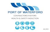 CONTRACTORS/VISITORS HEALTH & SAFETY INDUCTION