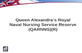Queen Alexandra’s Royal Naval Nursing Service Reserve (QARNNS)(R)