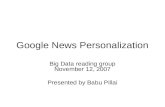Google News Personalization