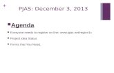 PJAS: December 3, 2013