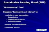 Sustainable Farming Fund (SFF)
