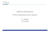 MERLIN BEAMLINE RIXS refocusing mirror system
