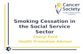 Smoking Cessation in the Social Service Sector