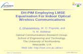 DH-PIM Employing LMSE Equalisation For Indoor Optical Wireless Communications